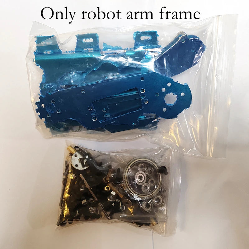 New 6 Dof Robotic Arm Manipulator Industrial Robot Model with MG996R Servos for Arduino Robot Arm DIY Kit Suction Cup STEM Toys - Daisan Mart
