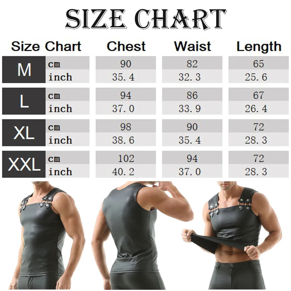 Áo Tank Da Nam Tập Gym Sexy Ôm Dáng Thể Hình - Daisan Mart