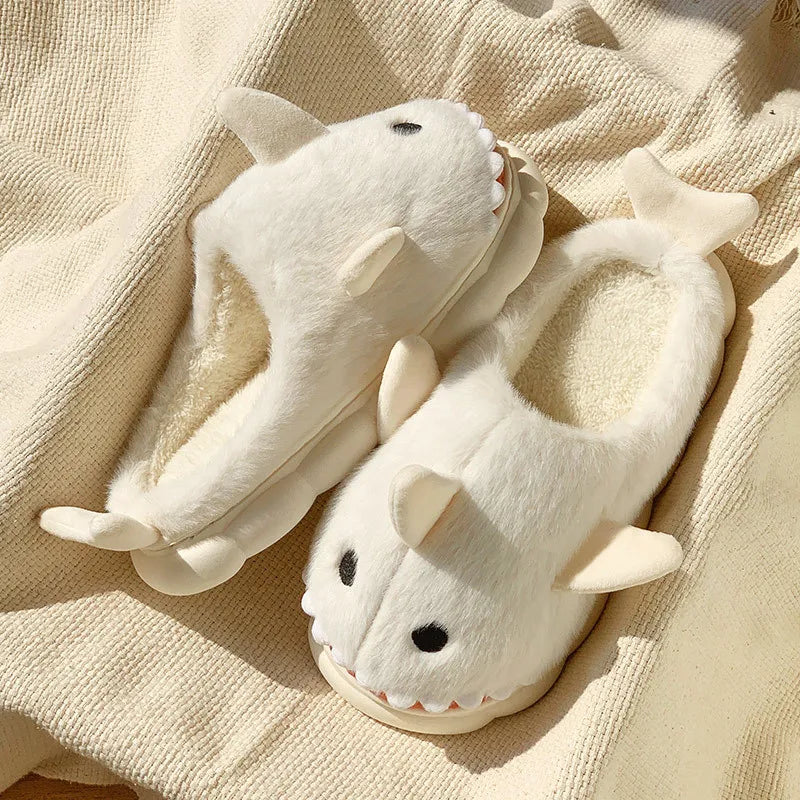 Super Cute Cotton Shark Slippers for Women &amp; Kids