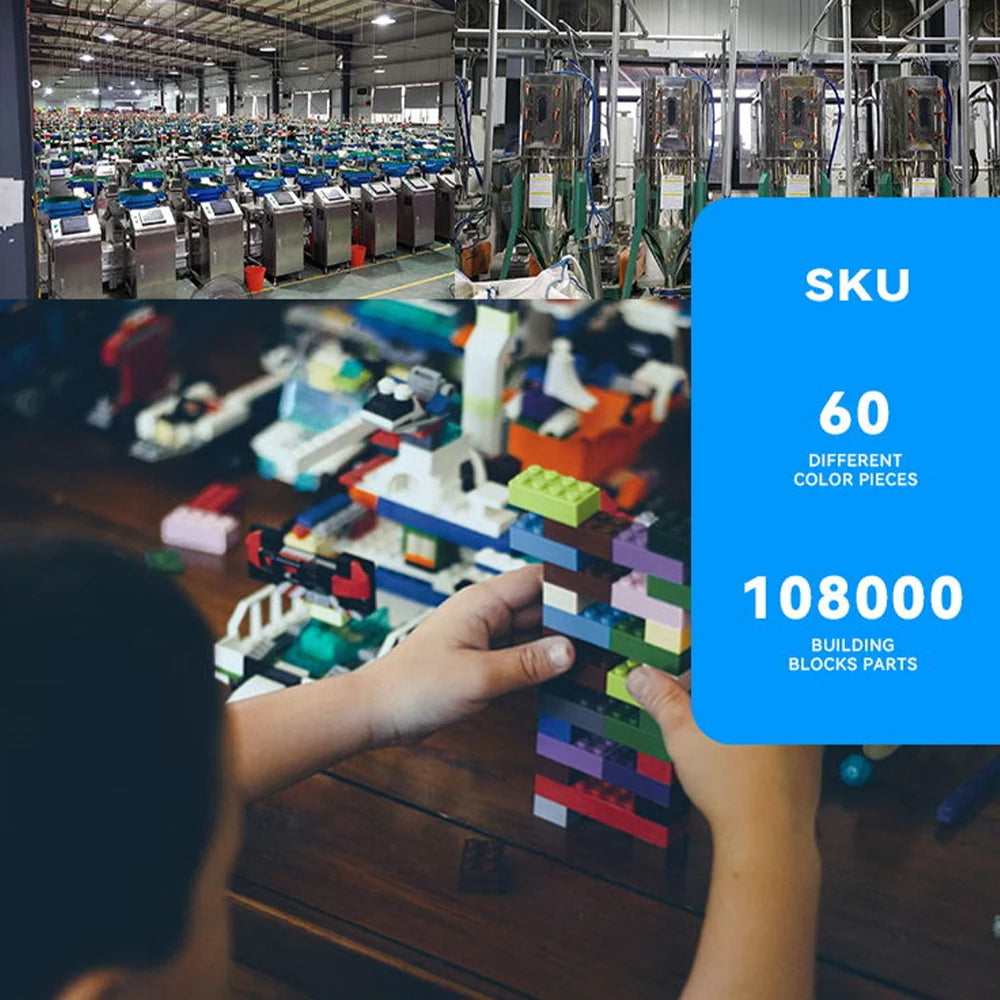 Gobricks 500g Mix Basic Bricks Technology Random Parts Freely DIY MOC Toy Model Building Block Gift Customized Factory Wholesale