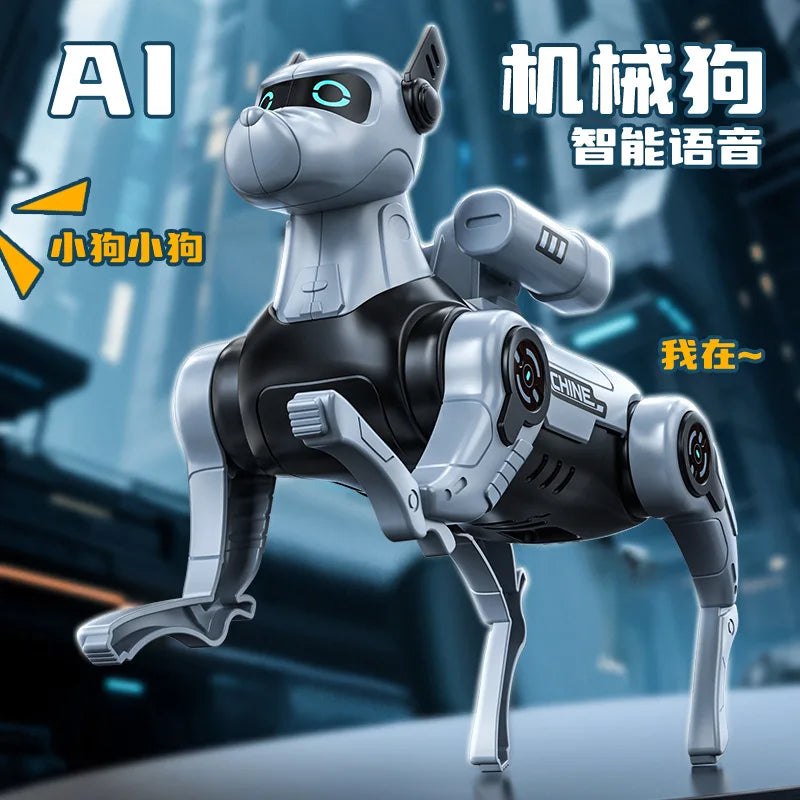 Robot Dog Children's Interactive Toy Intelligent Robot Dog Electric Remote Control Programming Toy Children's Boy New Baby - Daisan Mart