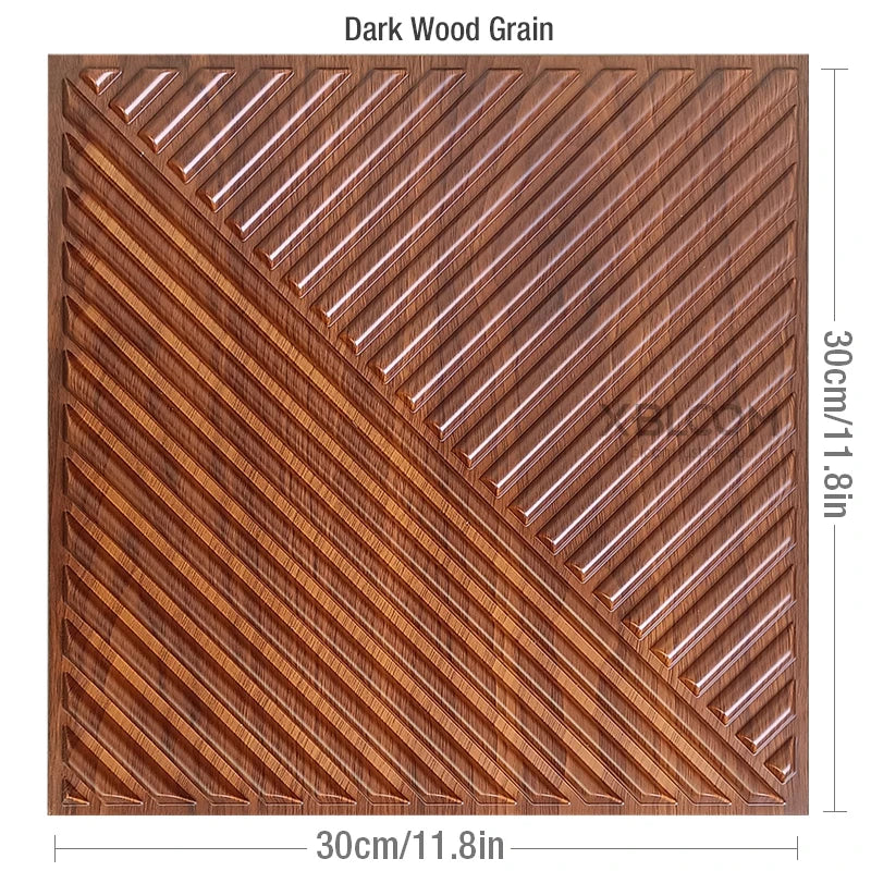 3D Diamond Decorative Art Wall Panels 30x30