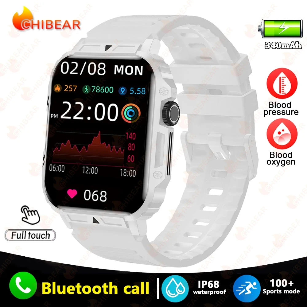 SmartWatch Nam 1.95 - Chống Nước, Gọi Bluetooth