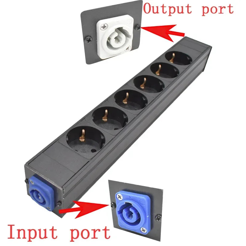 Ổ cắm PDU Powerlink Schuko 3P Chuẩn EU-Korea Audio - Daisan Mart