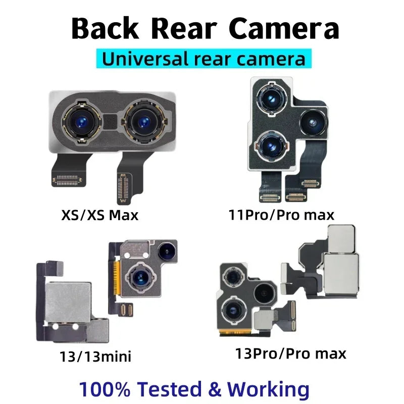 Genuine A+ Rear Camera for iPhone 11-16 Pro Max