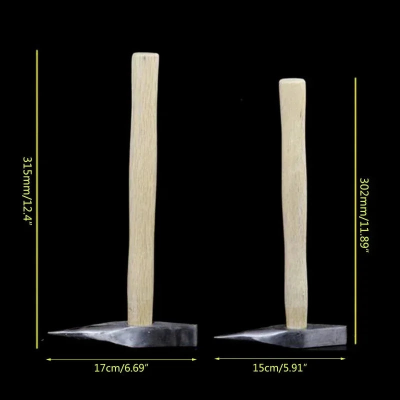 Multi-purpose Welding Chipping Hammers Steel Tack Hammer Wood Handle Outdoor Disassembly Tool for Removing Repairing