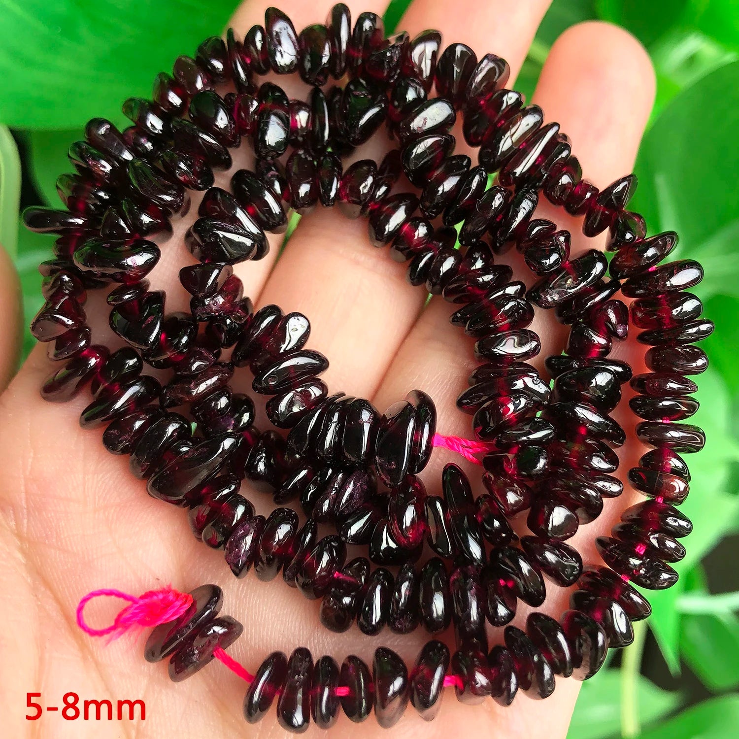Faceted Natural Garnet Beads For DIY Jewelry