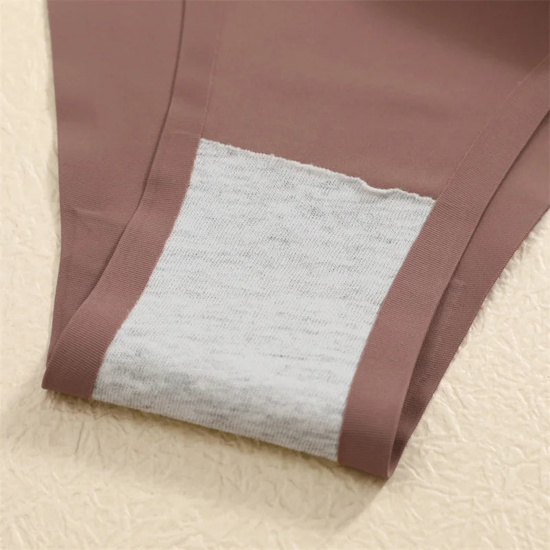 Set of 3 Ice Silk Ultra-Thin Seamless Women's Panties