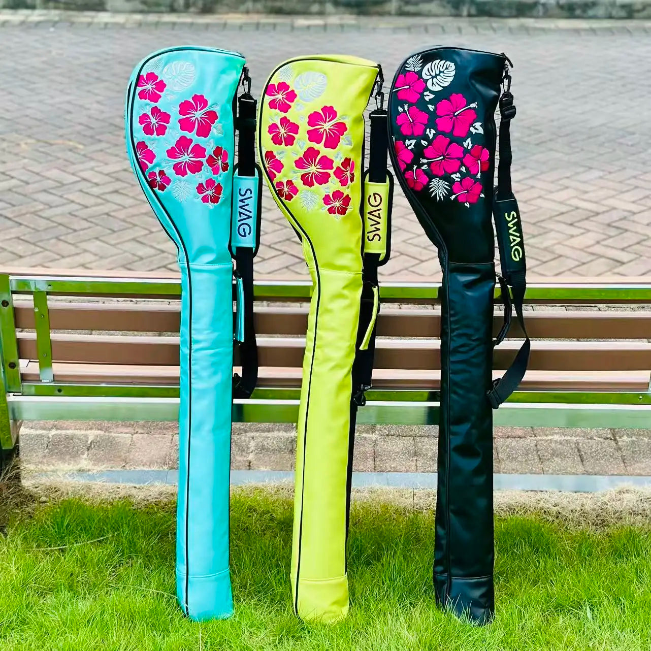 Foldable Skull Golf Bag Holds 4-7 Clubs and Practice Balls