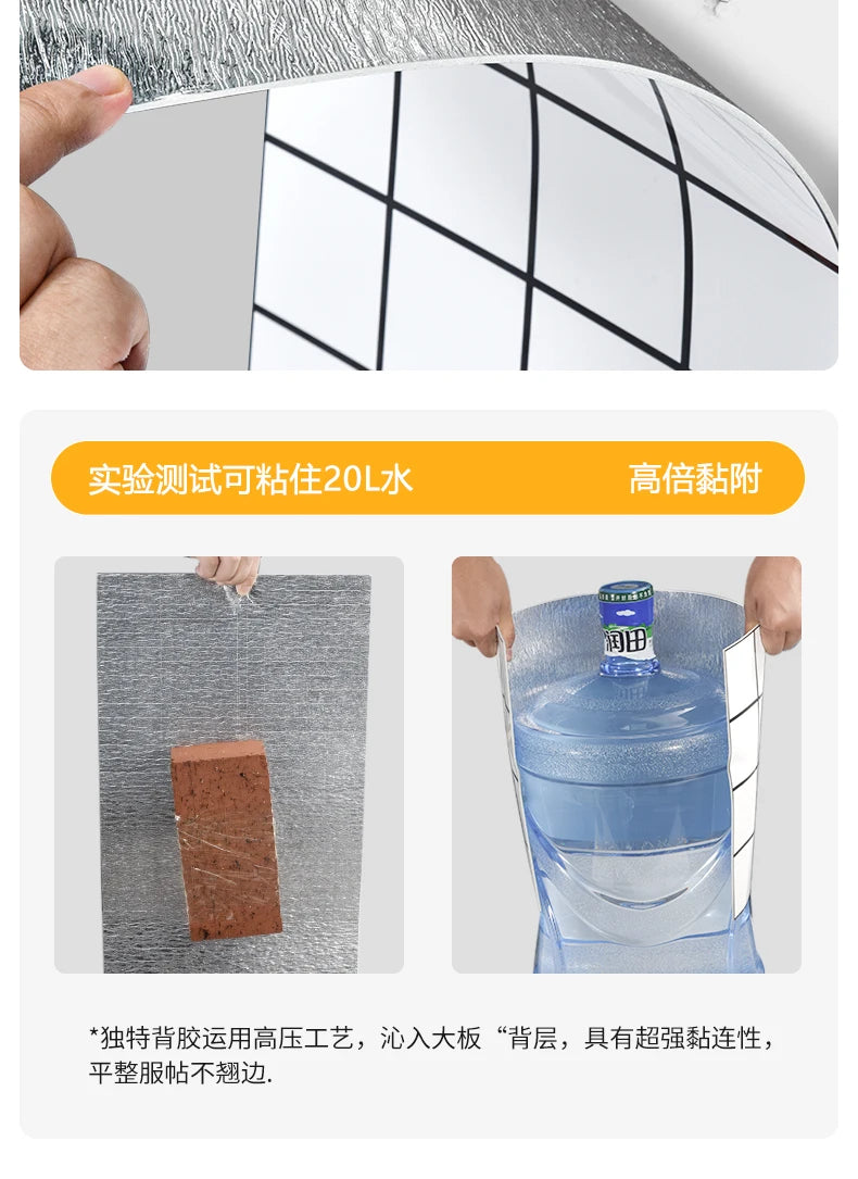 Tấm ốp tường chống nước, dán gạch giả đá tiện lợi