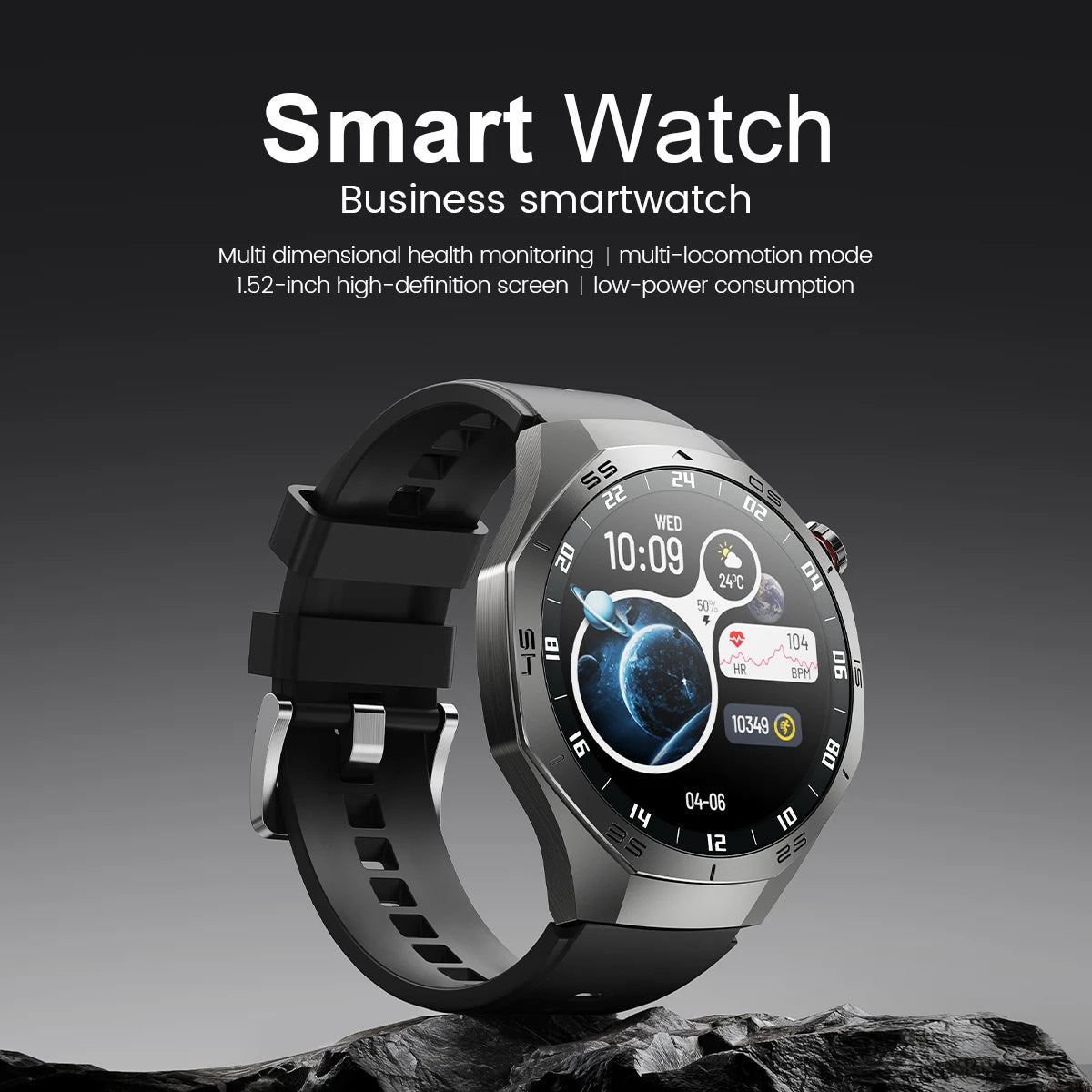 GUHUAVMI GT5 Pro GPS Smart Watch, BT Calling
