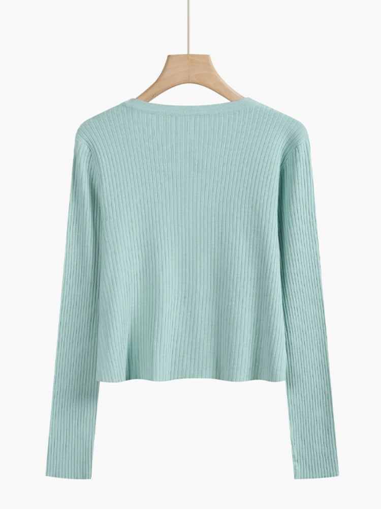 Women's Cardigan 2025 Thin, Light, Long Sleeve, Short Style