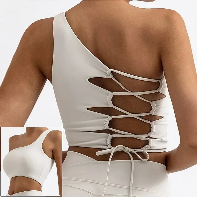 Cloud Hide Sexy Backless Women's Sports Bra for Gym Yoga