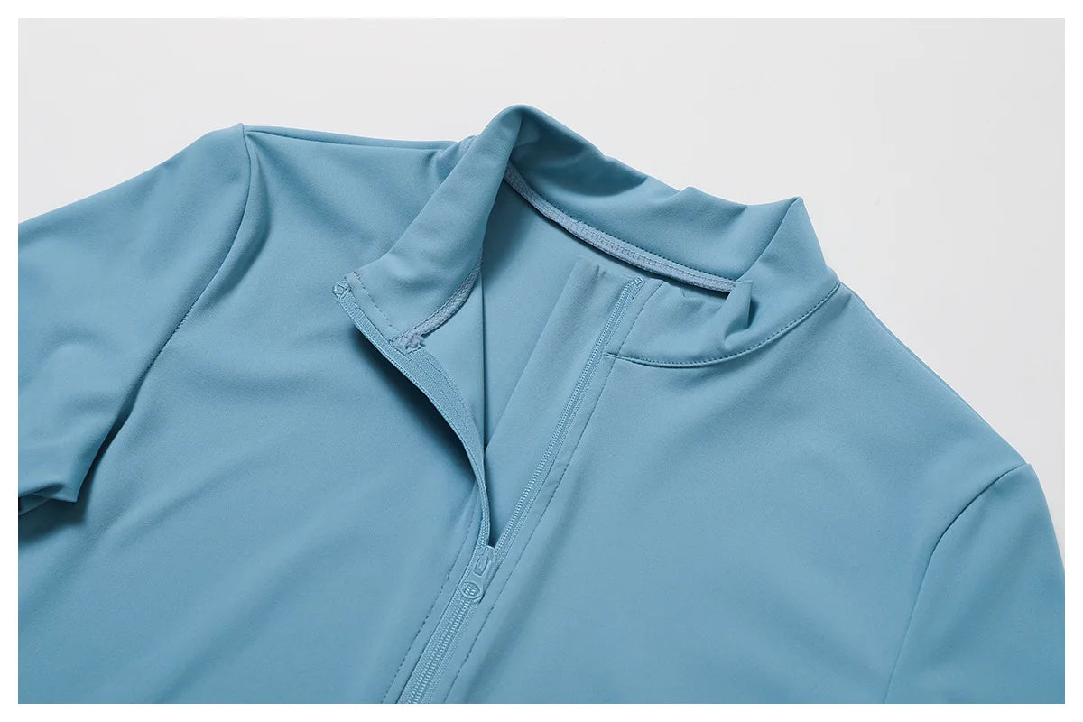 Áo Thun Nữ Dài Tay Tập Gym Yoga Chạy Bộ Thể Thao