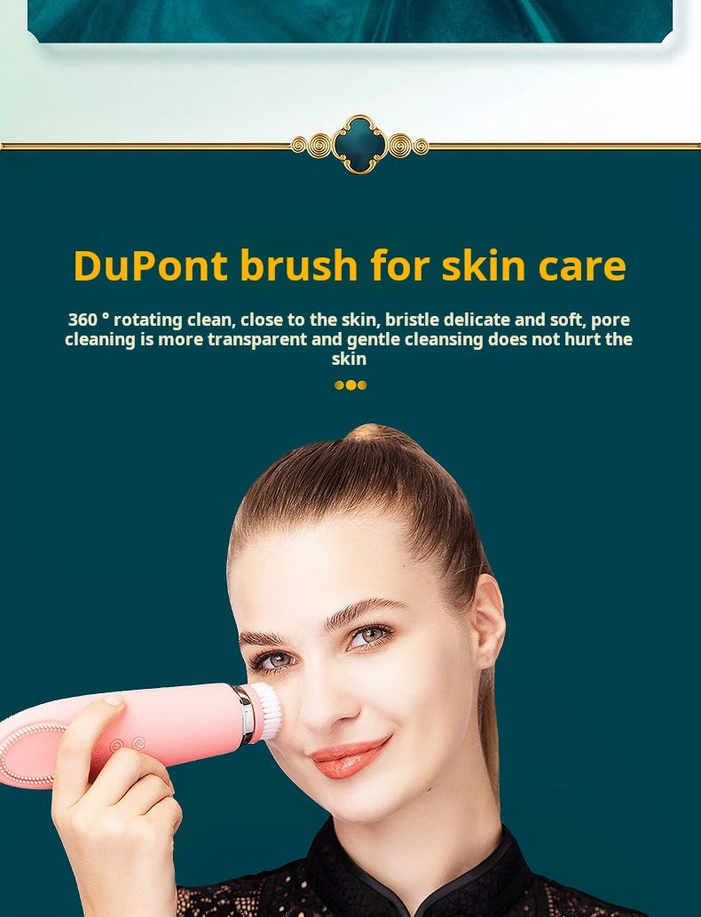 Multi-function Deep Cleansing Warm Vibrating Facial Cleanser