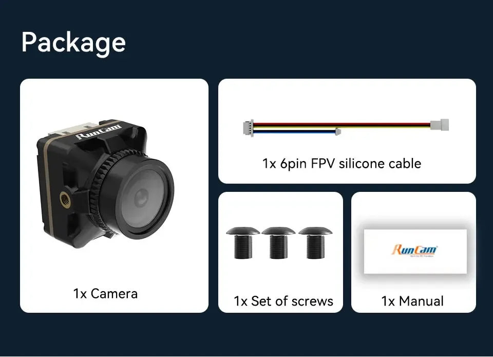 Robin 3 FPV 1200TVL - Racing Drone Camera 19x19mm