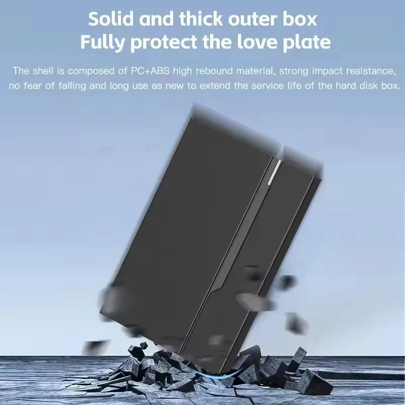 2.5 USB 3.0/3.1 External Hard Drive Enclosure For SSD HDD 6TB