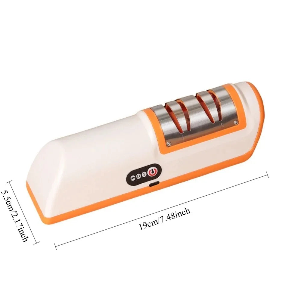 4 speed multi-function electric knife sharpener for kitchen.