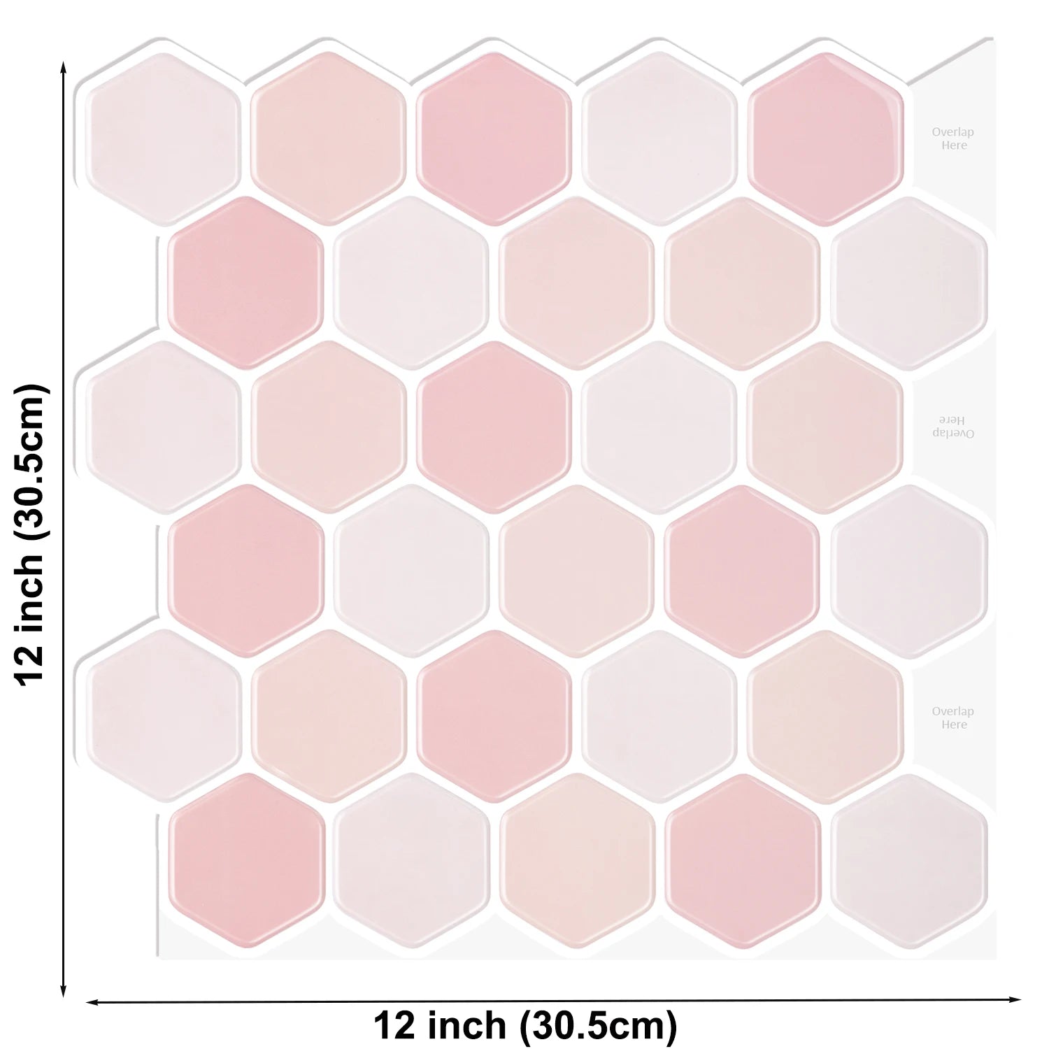 Peel and Stick Tiles Vinyl Wallpaper Self Adhesive Waterproof Wall Stickers for Home Decoration