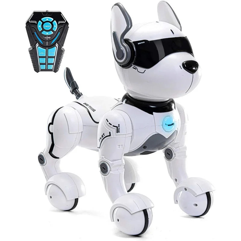 Intelligent Robot Dog- Interactive Smart Programmable Rechargeable with Remote Control, Voice and Touch Features - Daisan Mart