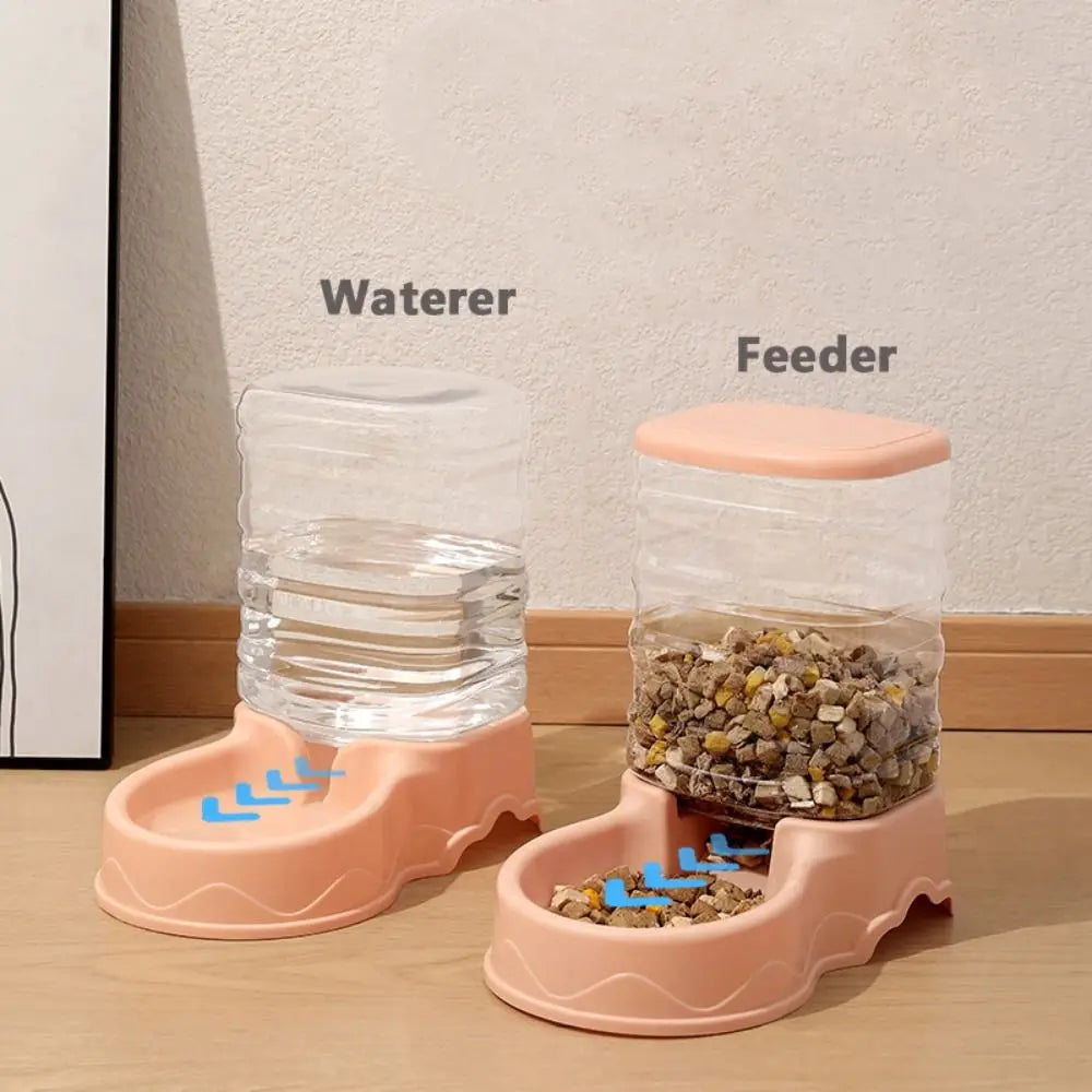 3.8L PP material Pet feeder Pet Water Fountain Drink Bowl Automatic Pet Feeder Large Cat Dog Food Dispenser - Daisan Mart