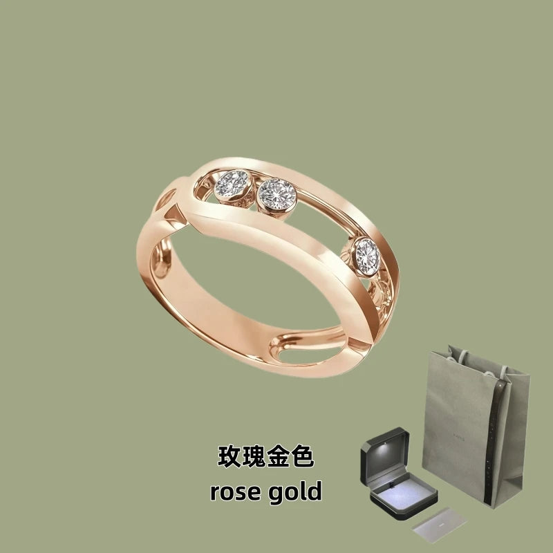 Women's Jewelry: S925 Silver Bracelet with Three Diamonds