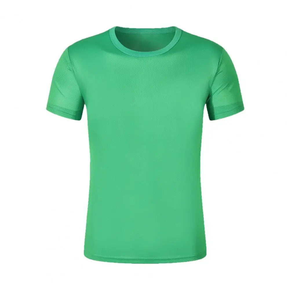 Unisex Quick Dry Running T-Shirt with Exquisite Edges