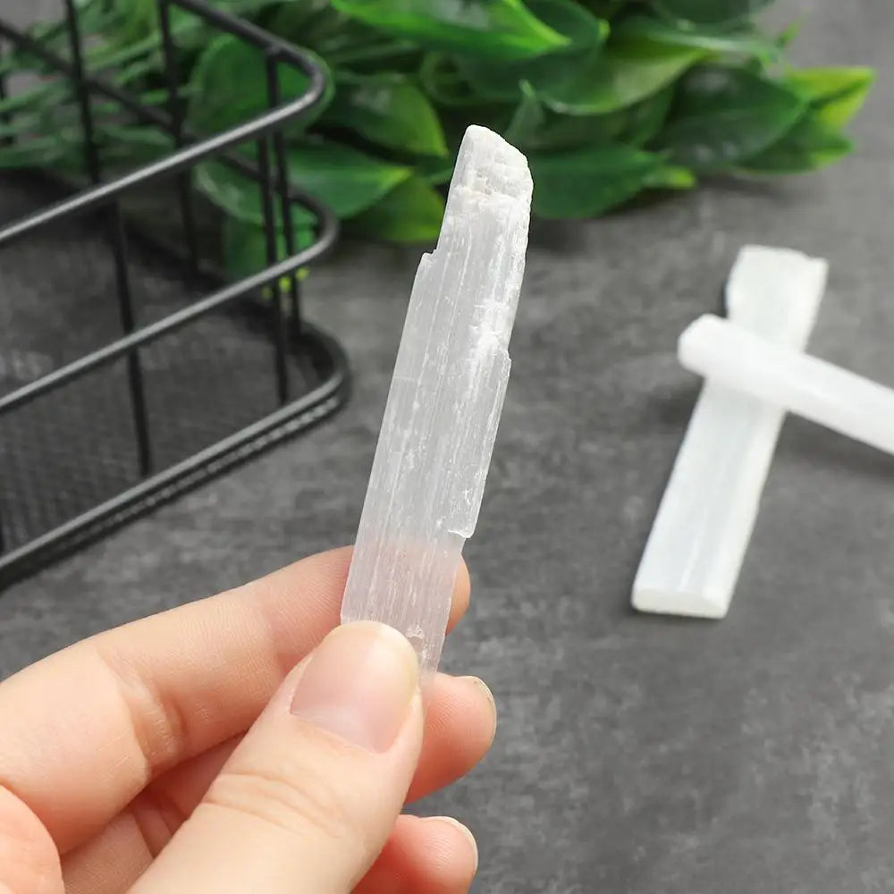 Natural Selenite Chopsticks - Healing Quartz Stone
