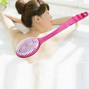 Plastic Back Bath Brush with Handle Exfoliating