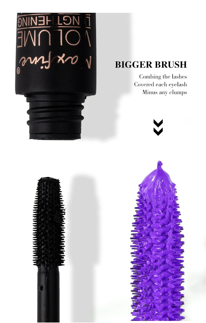 5D Silk Mascara Super Black Long, Waterproof, No Clumping