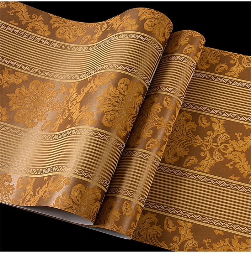 European 3D Wallpaper for Luxury Bedroom &amp; Living Room