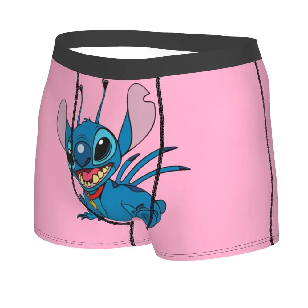 Quần Sịp Nam Lilo Stitch Thoải Mái Phong Cách Anime