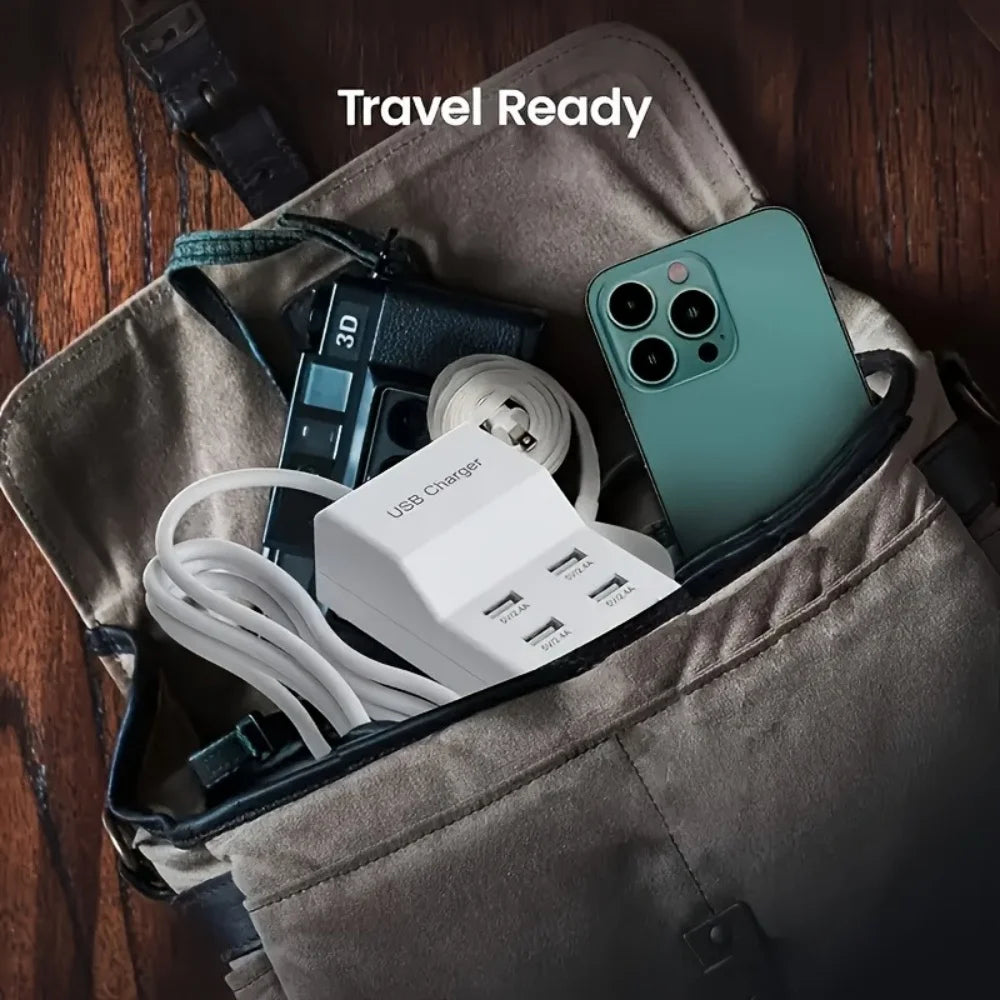 Sạc Nhanh 10 Trong 1 USB-C 50W Đa Cổng PD Quốc Tế