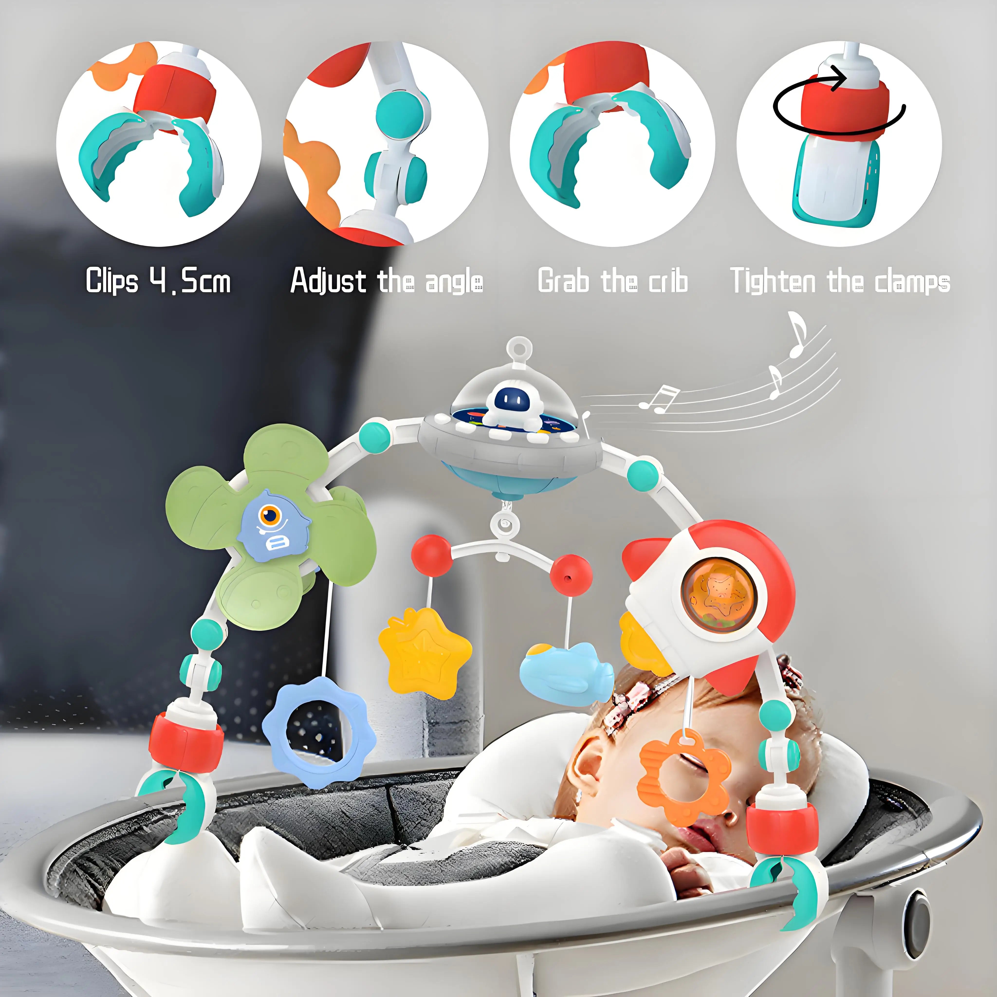 Stroller &amp; Crib Musical Sensory Playpen