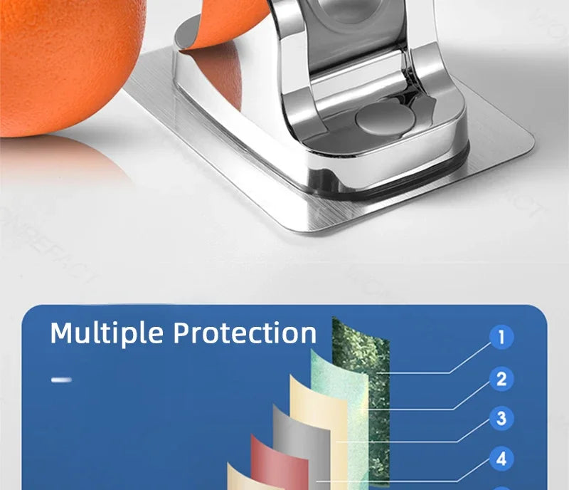 Universal Shower Head Holder No Drill Showerhead Bracket Adjustable Wall Mounted Holder for Bathroom Accessories Stable Rotation