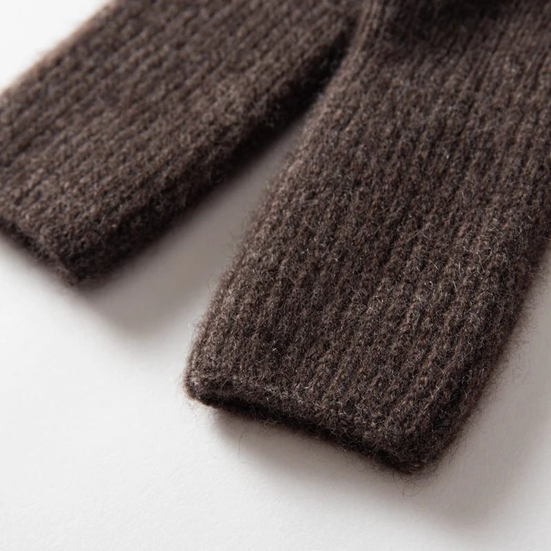 Găng Tay Nữ Len Cashmere Mềm Ấm, Cảm Ứng Mùa Đông - Daisan Mart