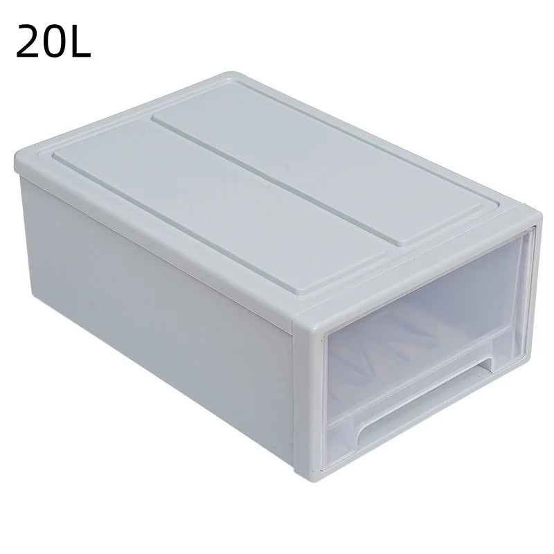 Multi Purpose Stackable Plastic Storage Drawers for Bedroom Closet Underwear Socks Organization