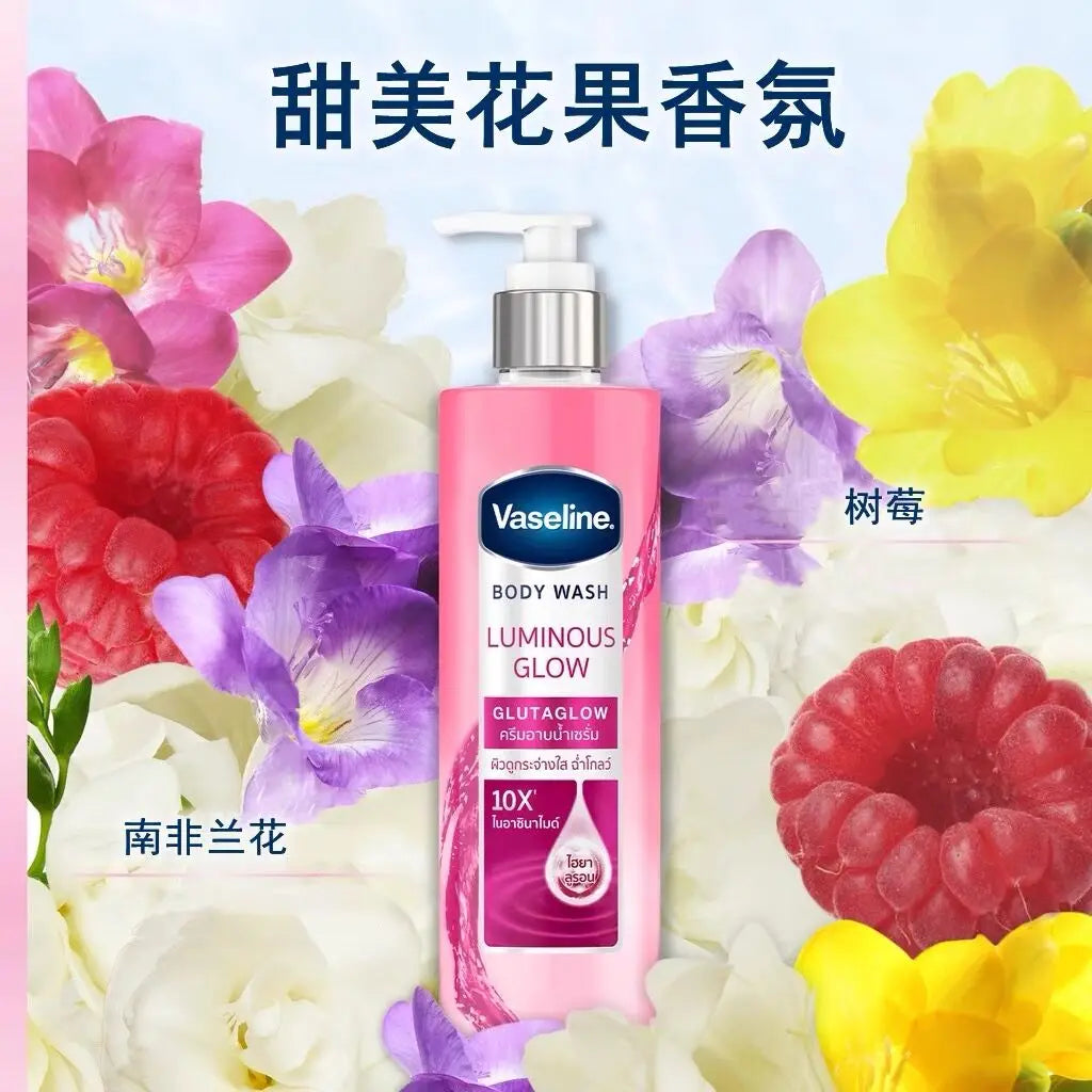 Thailand Vaseline Hydrating Body Wash 425ml Refreshing Glutamate Moisturizing Smooth Body Wash  Original Genuine Bath Products
