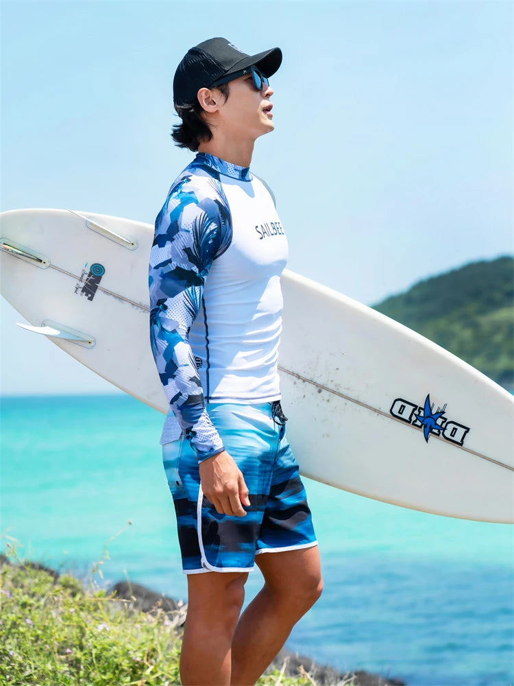 Áo Bơi Nam SAILBEE Chống UV - Lướt Sóng và Bơi Lội