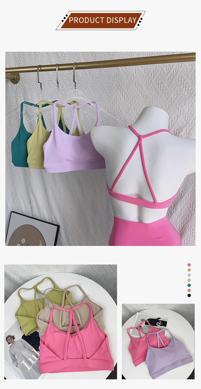Women's Sports Bra - Thin, Breathable, Sexy, Shockproof