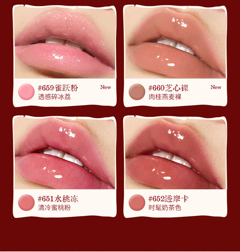 Joocyee Limited Birthday Series Cosmetics Set Mouth Red Lip Glaze Powder Blusher Cream Lip Gloss Hand Cream Birthday Gift Box