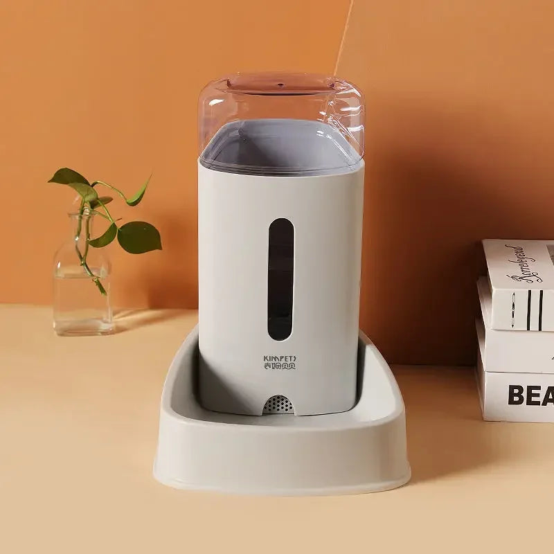 Pet Supplies, Large Capacity Water Dispenser, Automatic Feeder Drinking Water, Dry Wet Separation Food Container, Pet Cat - Daisan Mart