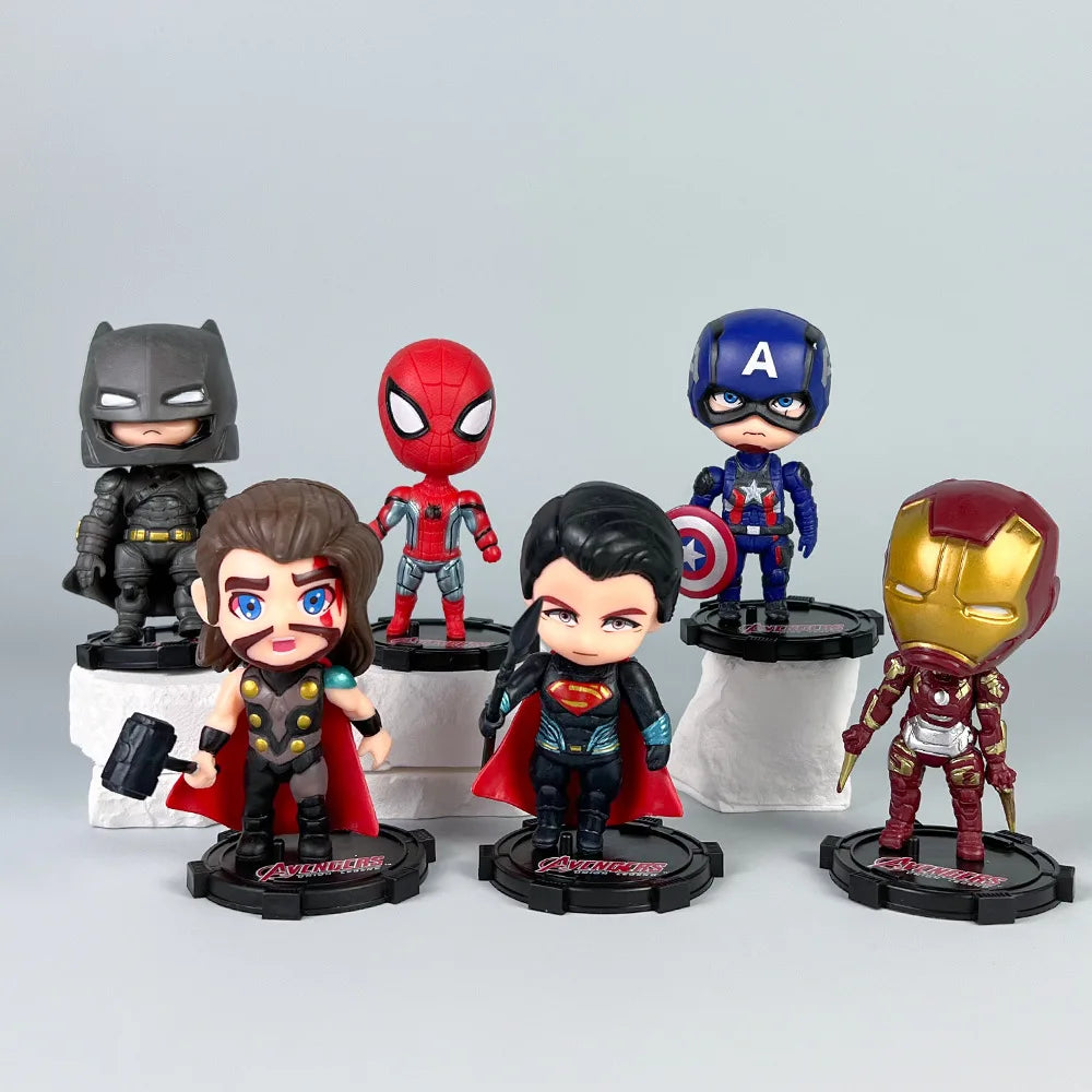 Marvel Anime Iron Spiderman Superhero Model