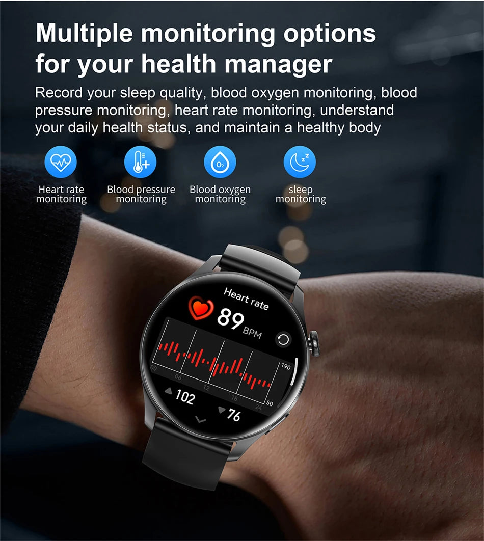 Smart Watch 4 Pro Waterproof, Bluetooth Calling