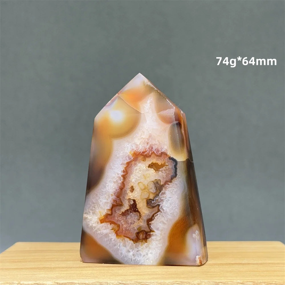 Natural Red Onyx Pillar - Decorative &amp; Healing Stone