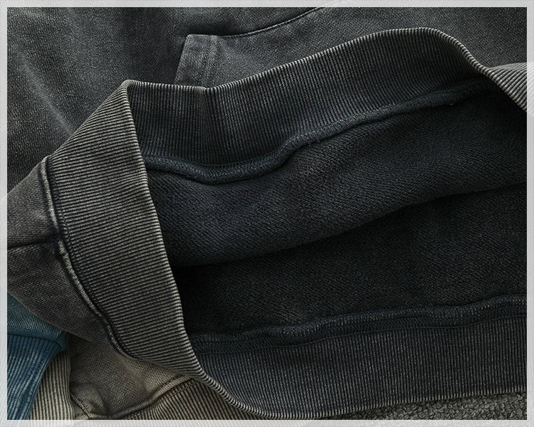 Áo Hoodie Nam Cotton Dày Túi Kangaroo Cá Tính Mới