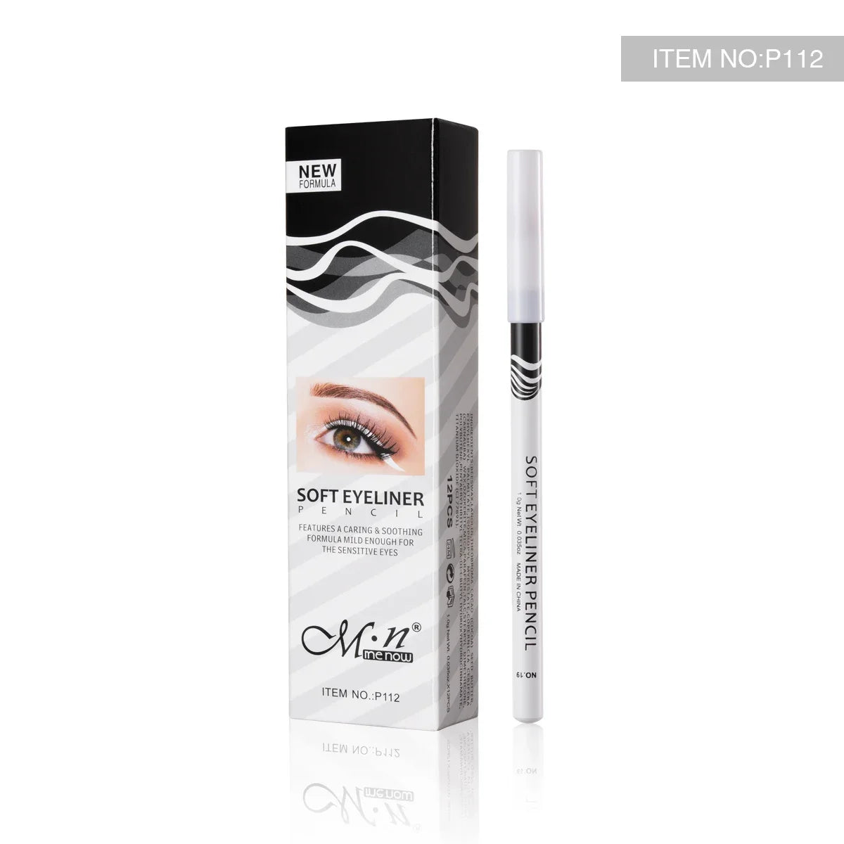 Long-lasting Waterproof Matte White Eyeliner Brightens Eyes