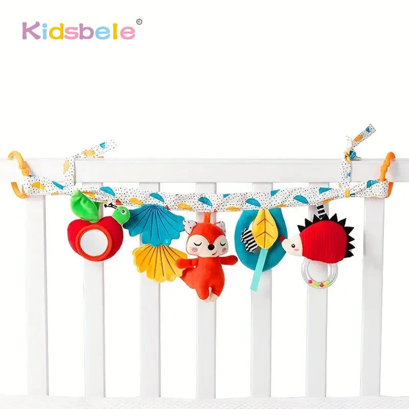 Lovely Soft Plush Crib Animal for Sensory Development