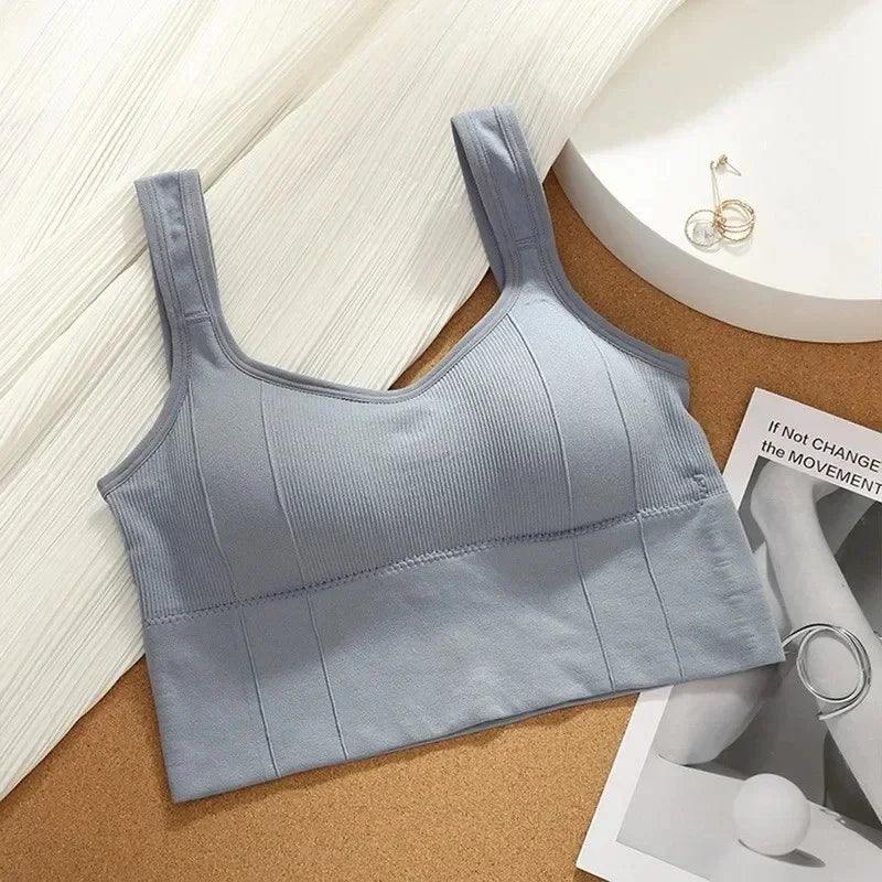 Seamless Push Up Sweat-Resistant Sports Bra