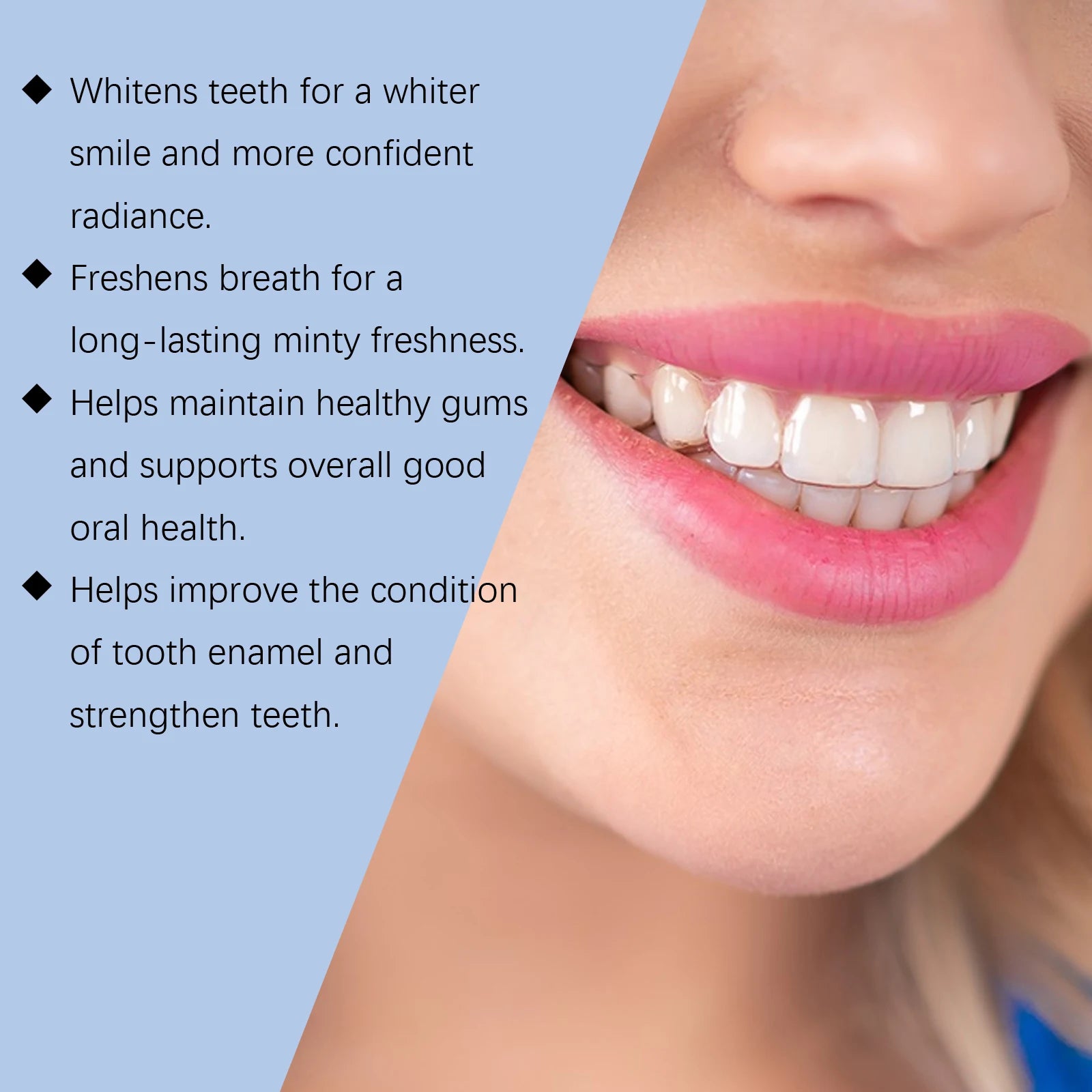 Niacinamide Corrector Toothpaste Whitening Teeth Stain Plaque Remover Protect Enamel Reduce Yellowing Tooth Refreshing Oral Care - Daisan Mart